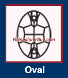RG Oval Sew On